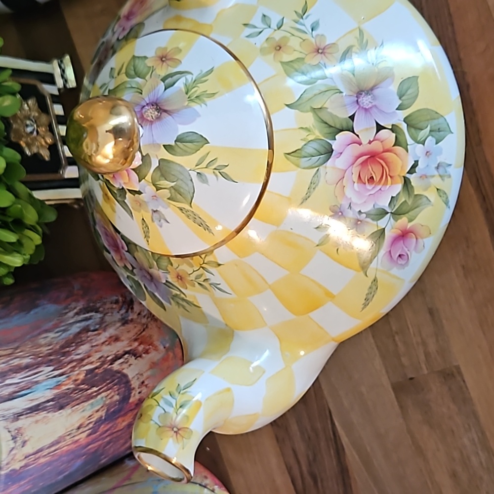 VTG Yellow Honeymoon Teapot, Excellent Condition - Picture 15 of 16